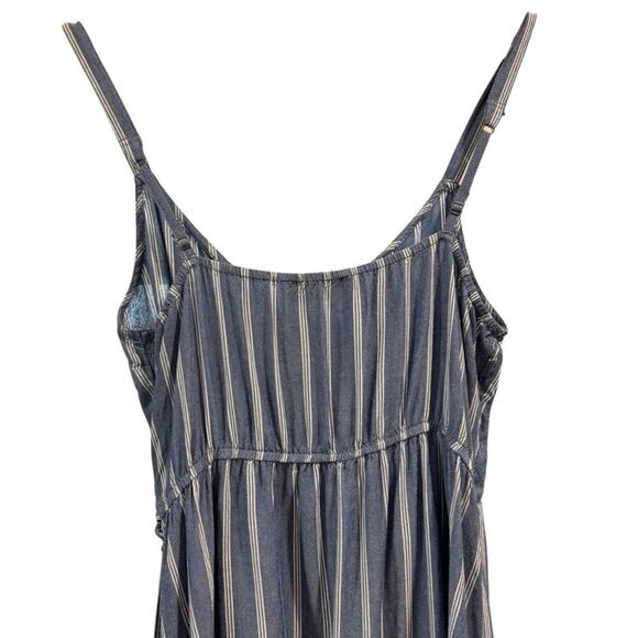 HOLLISTER Blue and White Striped Wrap-Dress/Summer Dress, Size Medium - Picture 8 of 12